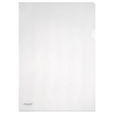 Produktbild von herlitz Aktenhülle - DIN A4 - Pyramide PP - transparent - 10 Stück