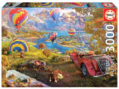 Produktbild von Puzzle 3000 Start Balonów 112810