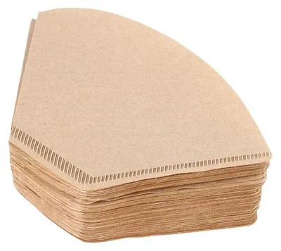 Kegelkoffiefilter, 100 Stück, ungebleicht, 16,5 cm, Naturpapier