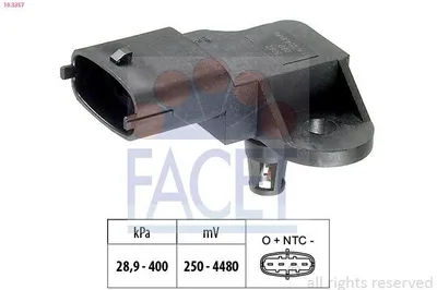Produktbild von FACET 10.3357 Ladedrucksensor für VOLVO XC60 (156) Saugrohr