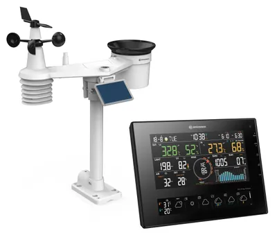 Produktbild von Bresser 4CAST CV Profi WLAN Wetterstation Funk mit 7 in 1 Solarsensor