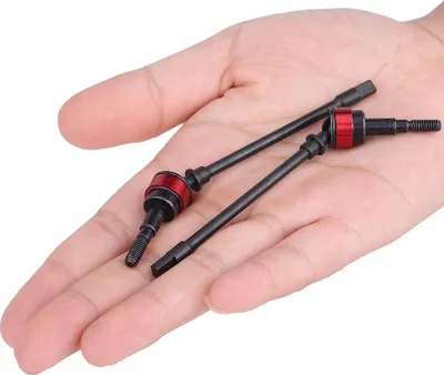 Image de 4 Pcs Remote Control Model Accessory Parts Hard Steel Front Axle Drive Shaft for SCX10 RC Car