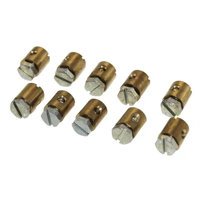 Produktbild von 10x Bowdenzug Schraubnippel Klemmnippel 8x9 mm