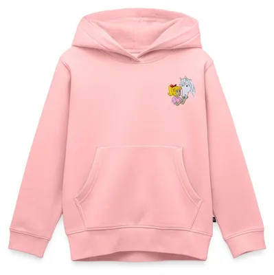 Produktbild von Spreadshirt Bibi & Tina Bibi und Sabrina Stick Kinder Premium Hoodie, 122/128 (6 Jahre), Rosa