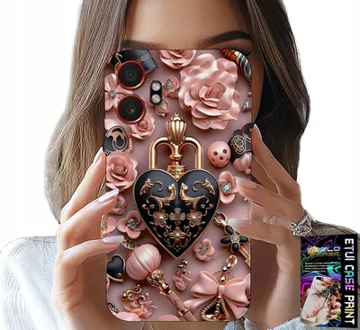 Zdjęcie produktu dla Etui Do Samsung Xcover 7 Pro - Kobiece Wzory Kłódka Serce Case + Szkło