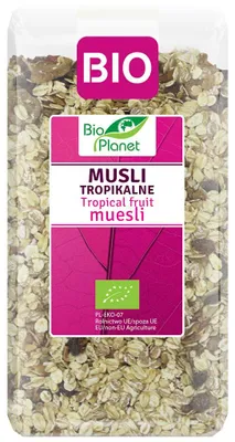 MUSLI TROPIKALNE BIO 300 g - BIO PLANET