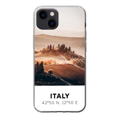 Produktbild von MuchoWow® Handyhülle Schutzhülle Hülle für iPhone 13 mini Toskana - Italien - Sommer Silikon Softcase Handy Hülle - Softcase