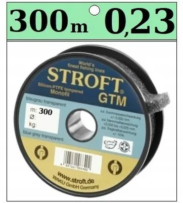 Obrázek produktu pro Stroft GTM Rybářský vlasec 0,23 mm 300 m závodní