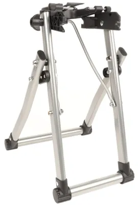 Immagine prodotto di Supporto pieghevole per bicicletta - Realizzato in lega di alluminio - Ideale per la manutenzione della bicicletta - Adatto per mountain bike e bici da corsa - Migliora l'esperienza di guida - Supporti per biciclette