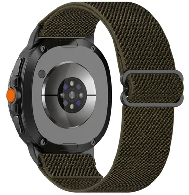 Obrázek produktu pro Pro Samsung Galaxy Watch 8 / 8 Classic Elastický nylonový řemínek Ethno Design Green
