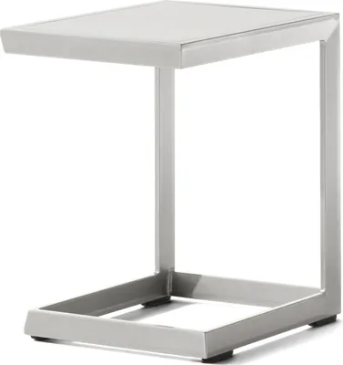 Produktbild von Beistelltisch >Lounge< in graphit, Aluminium - 45x50x35cm (BxHxT)