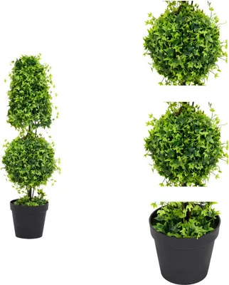 Produktbild von vidaXL Künstlicher Buchsbaum mit Topf Grün 100 cm -  Kunstpflanzen