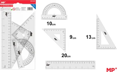Immagine prodotto di Zestaw przyborów geometrycznych do rysowania
