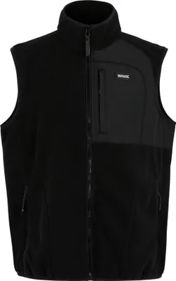 Image de Regatta - Gilet "Frankie" pour homme, Teddyfleece RG12064 (L) (Noir)