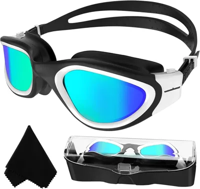 Produktbild von Schwimmbrille gepolarisiert, Anti-Beschlag, UV-Schutz, verstellbar, für Erwachsene und Jugendliche