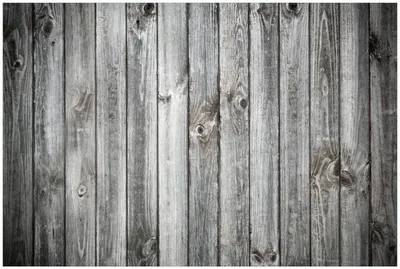 Produktbild von Wallario Premium Glasbild, freischwebende Optik, kräftige Farben, Größe 90 x 60 cm Motiv Holz-Optik Textur hellgraues Holz Paneele Dielen mit Asteinschlüssen