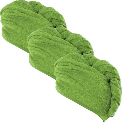 Produktbild von Erwin Müller Turban 3er-Pack apfelgrün 28x70 cm