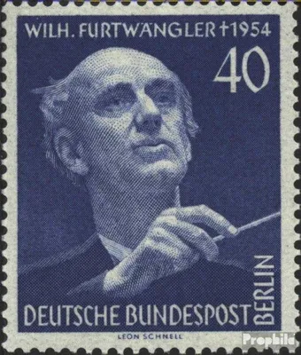 Produktbild von Briefmarken Berlin (West) 1955 Mi 128 (kompl.Ausg.) gestempelt Furtwängler