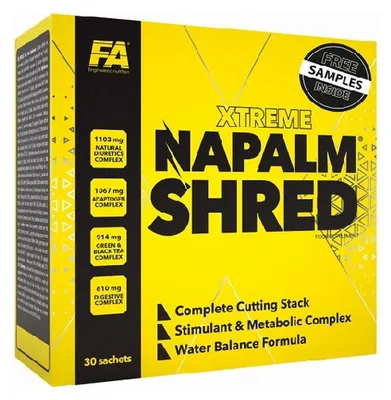 Produktbild von FA Nutrition NAPALM Shred 30 Portionen