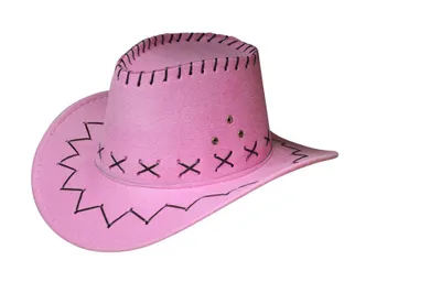 Produktbild von Cowboy Hut Westernhut Rosa fuer Kinder
