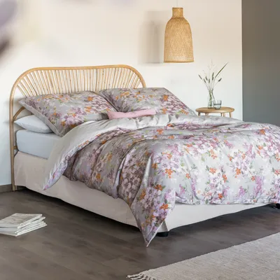 Produktbild von Irisette Mako-Satin Bettwäsche-Garnitur Ilona Crown-K 8453 Farbe multi-90 Größe 135x200 + 80x80 cm