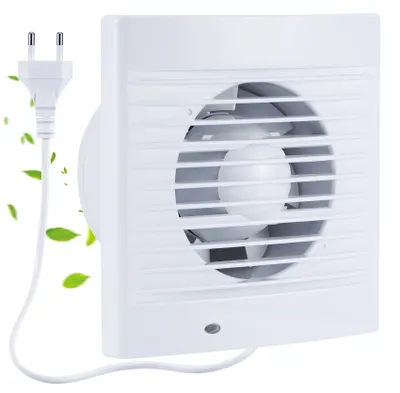 Obrázek produktu pro 100mm ventilátor do kuchyně, průtok 120 m³/h, vodotěsný, s zpětnou klapkou