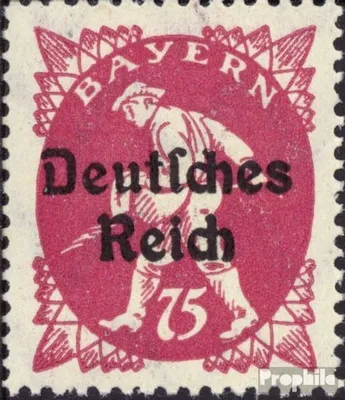 Produktbild von Briefmarken Deutsches Reich 1920 Mi 127 mit Falz Bayernabschied