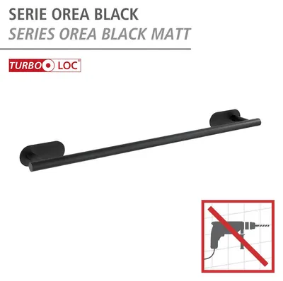 Obrázok produktu pre WENKO držiak na uteráky 60 cm OREA bez vŕtania uterák do vane nerezová oceľ sprchový držiak