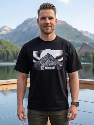 Obrázek produktu pro Pánské tričko ALTISPORT ALM188812 ČERNÁ velikost: XL