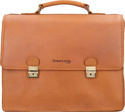 Produktbild von Greenland Nature Nature Aktentasche RFID Leder 40 cm Laptopfach