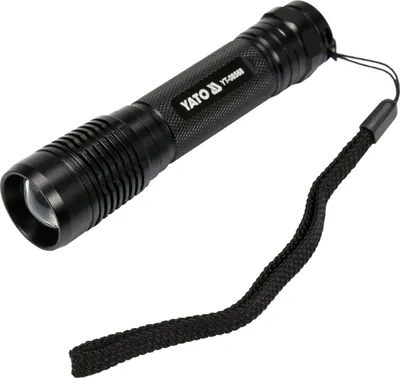 Produktbild von Yato Metall-Taschenlampe Mit Wiederaufladbarer Cree-Diode