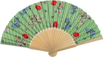 Produktbild von Fächer Faltbarer Handfächer Faltfächer Taschenfächer Strand »Oriental Flower«