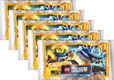 Produktbild von LEGO Nexo Knights 2 - Trading Cards - 5 Booster - Deutsch