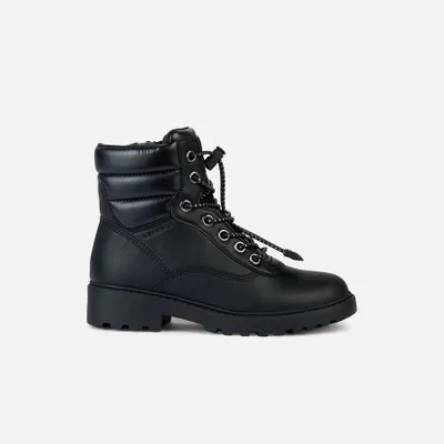 Produktbild von Geox Schwarze Mädchen-Ankle-Boots von Casey B ABX 30