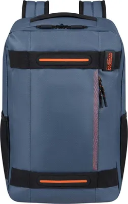 Image de American Tourister sac à dos pour ordinateur portable sac à dos pour ordinateur portable Urban Track Coated Cabin Backpack 24L Navy / Orange bleu marine