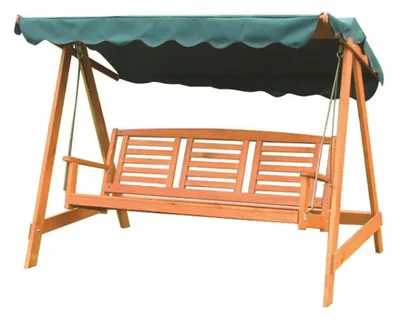 Image de Balançoire de jardin en bois EDEN