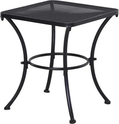 Immagine prodotto di Tavolo da giardino - Tavolo quadrato per giardino - Tavolino da esterno - Tavolo da bistrot - Tavolino da salotto - Robusto - con piano in rete