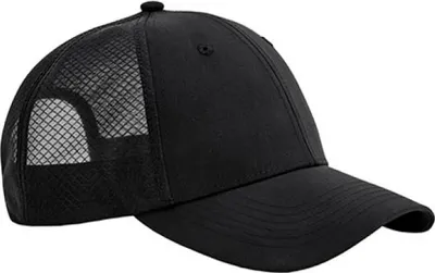 Produktbild von Beechfield B644R | Technical Mesh Trucker - Farbe: Black/Black - Größe: One Size
