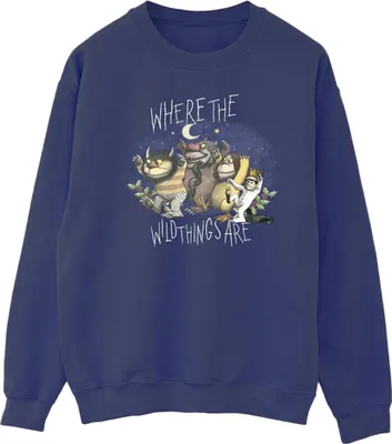 Produktbild von Where The Wild Things Are - Sweatshirt für Herren BI50903 (L) (Marineblau)