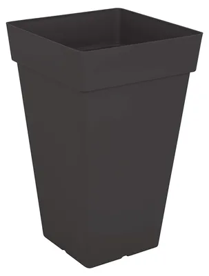 Zdjęcie produktu dla Doniczka 50 cm, antracytowy, tworzywo sztuczne, do wnętrz i na zewnątrz