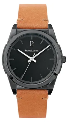 Obrázek produktu pro Pierre Lannier Hodinky Candide Noir Cuir