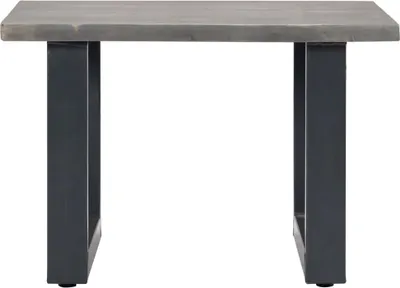 Obrázek produktu pro vidaXL Konferenční stolek s přírodními hranami šedý 60x60x40 cm masivní dřevo akácie
