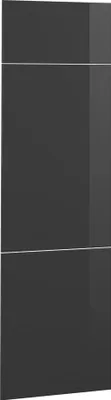 Produktbild von Küchenfront Vicco R-Line Anthrazit Hochglanz 59.6 x 196 cm Möbelfront für den Kühlumbauschrank, Model 29217