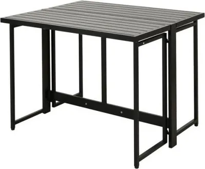 Image de Table de jardin FERRET - Pliante - Métal - 4 personnes - 98 x 80 x 72 cm