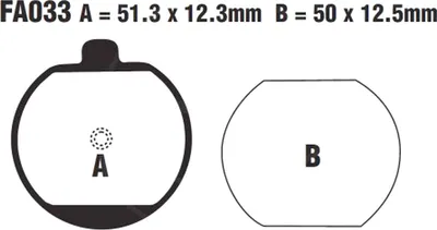 Produktbild von Bremsbeläge Vorderrad für Kawasaki Z1R 1000 D Baujahr 1978-1980 Bremsklotz von EBC - Neu