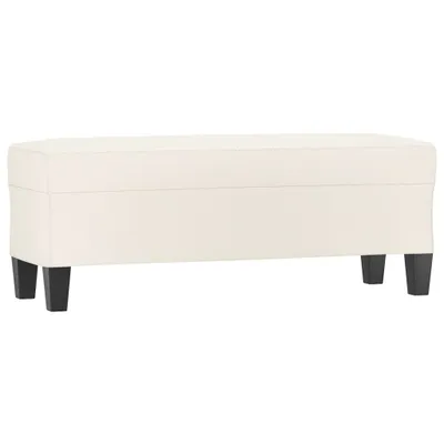 Image de Banc Crème 100x35x41 cm Similicuir