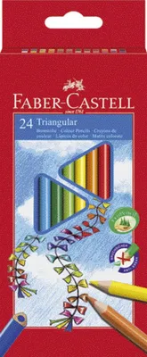 Produktbild von FABER-CASTELL Farbstift - ausgewählte leuchtende Farben (Packung mit 24)