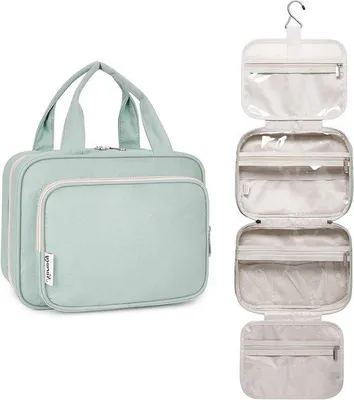 Produktbild von Famanu Kosmetiktasche mit mehreren Fächern - Schwarz