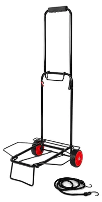 Image de Chariot de manutention, capacité de charge de 50 kg, design compact, dimensions : 34 x 30 x 87 cm