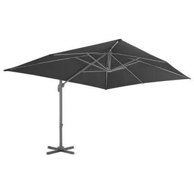 Produktbild von vidaXL Ampelschirm mit Aluminiummast 400 x 300 cm Anthrazit